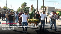 Más de 300 personas agradecen a San Judas Tadeo